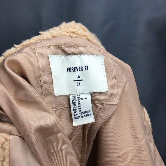 Forever 21- Teddy bear trench coat - Picture 5 of 6